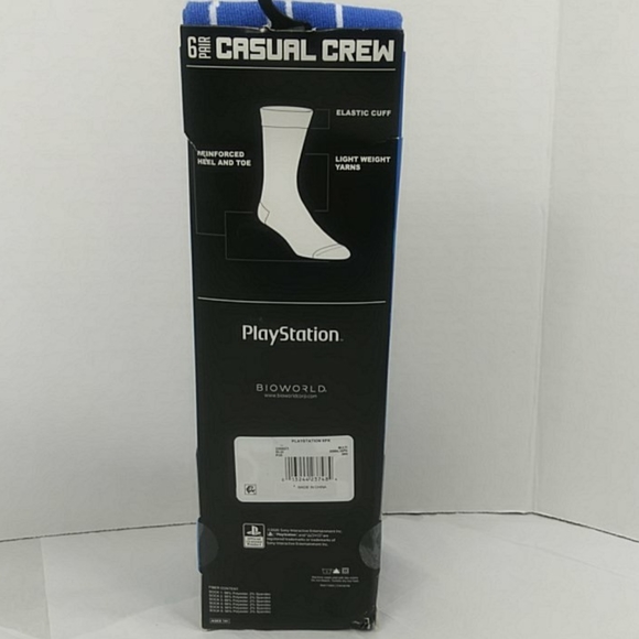 Playstation Men Casual Crew Socks 6 pair - Picture 5 of 6
